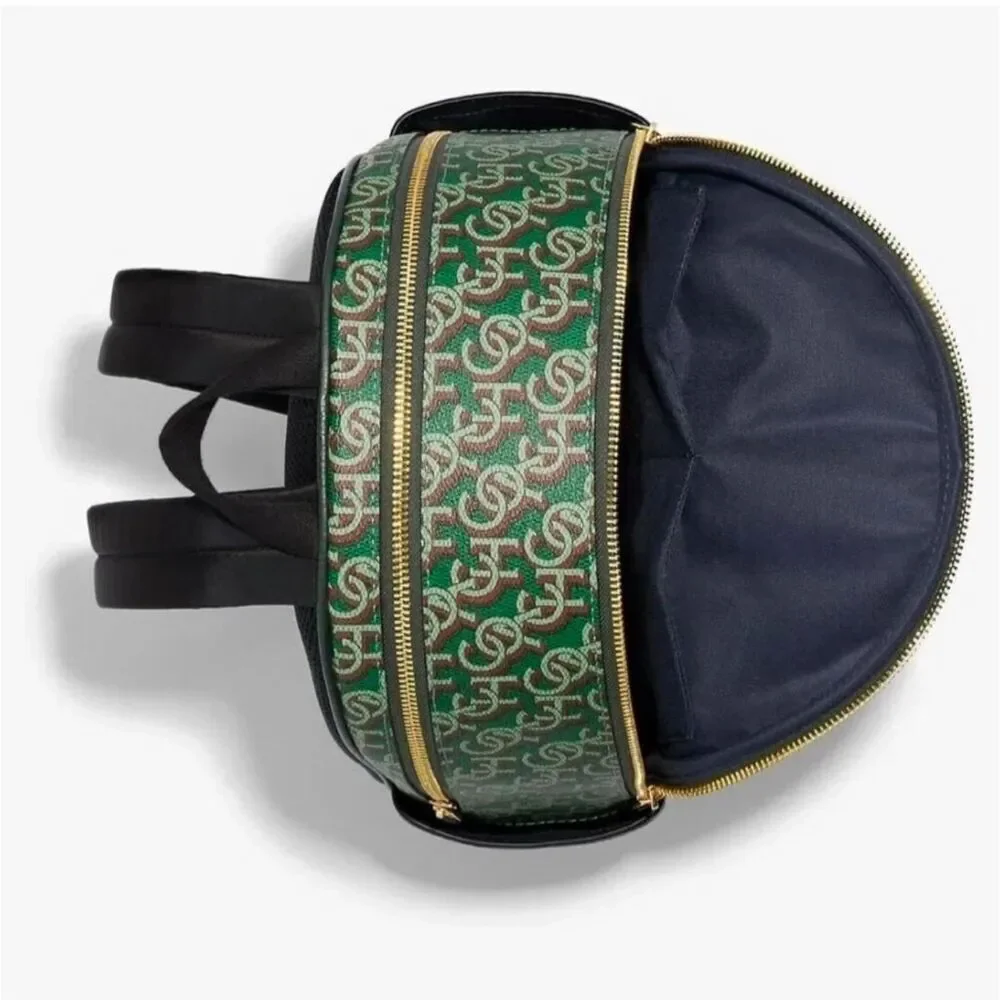 🆕NWT! Coach Monogram Court Backpack Green Msrp:$450.00